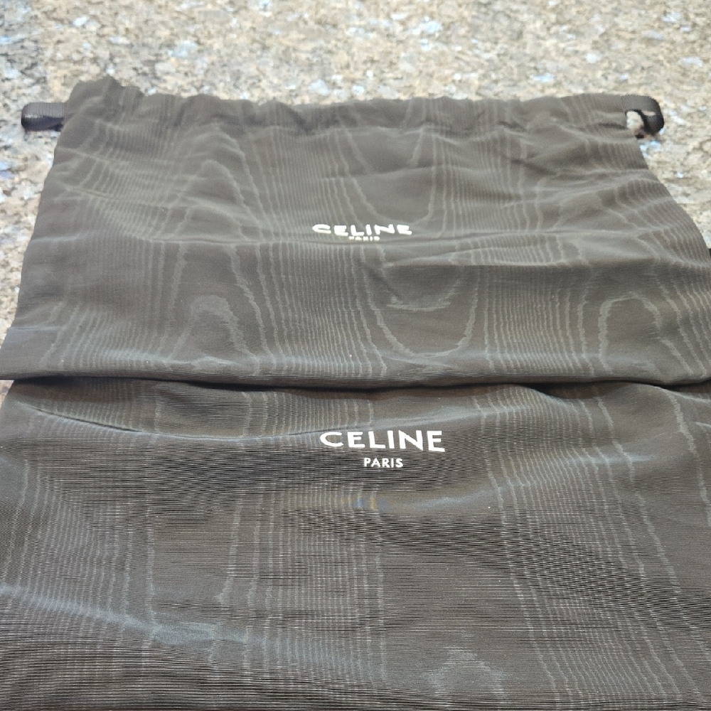 Celine Brown Drawstring Bag